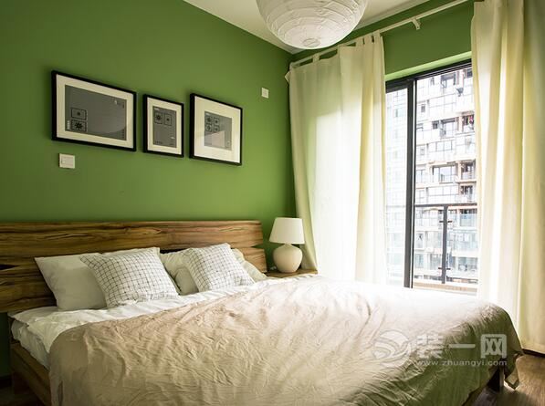 森系风格装修85平两室简约 成都装修业主新房受捧